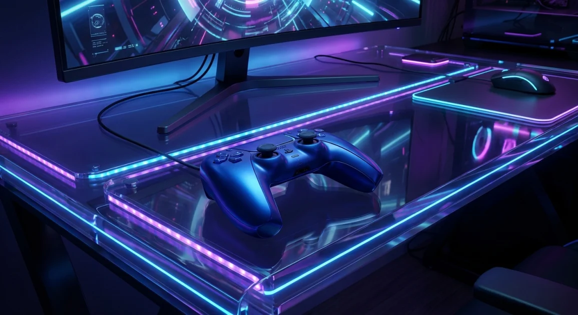 ps5 controller blauw